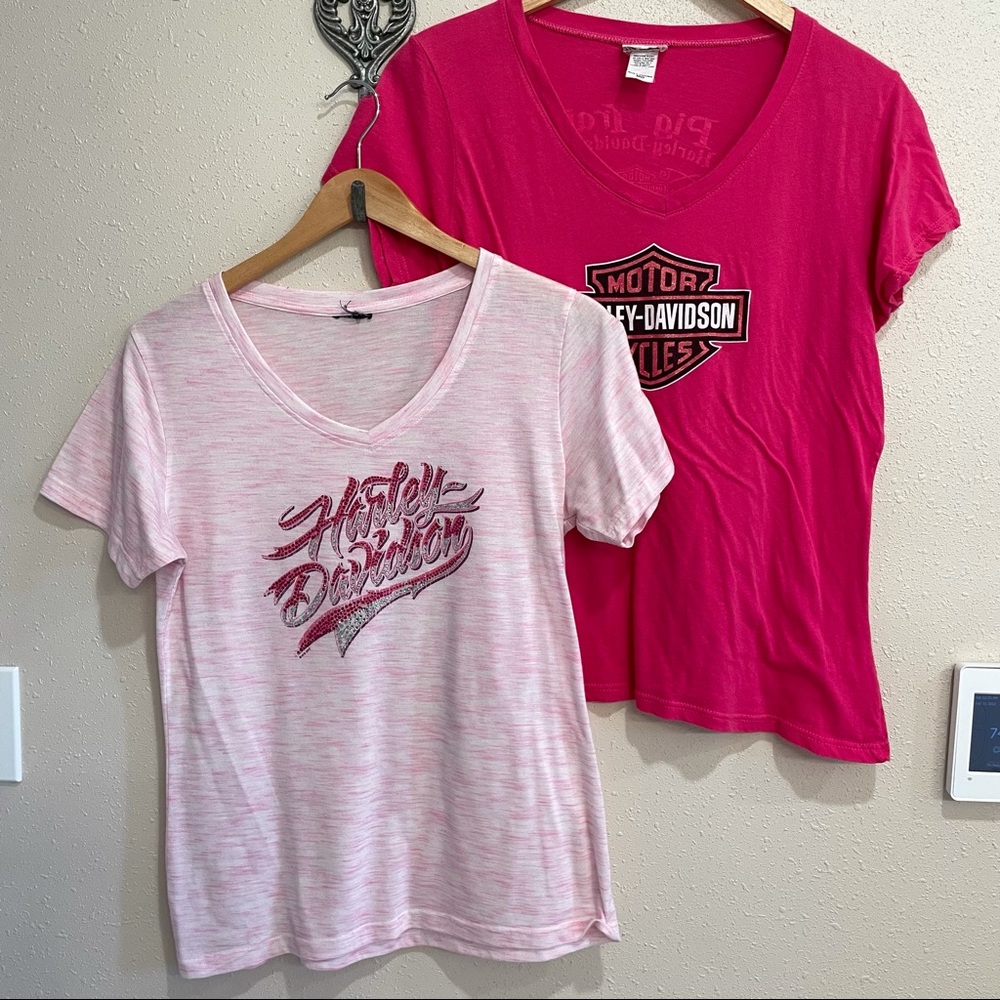 Harley- Davidson Pink Shirt Bundle
